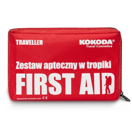 apteczka turystyczna z wyposażeniem